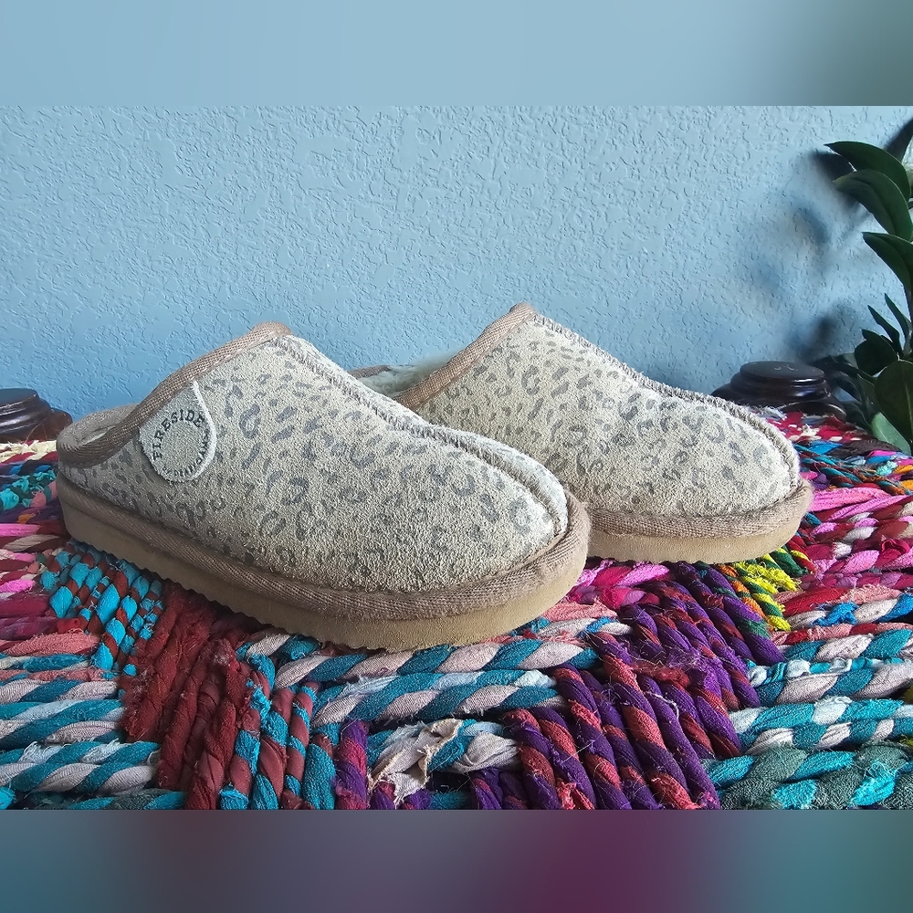 Dearfoam Fireside Kids Slippers Size 11